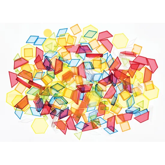 Teachables Translucent Pattern Blocks - Set of 360 - Modern Teaching Aids NZ
