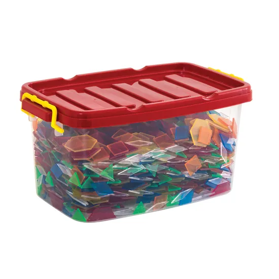 Teachables Translucent Pattern Blocks Mega Set - 2160 Pieces - Modern Teaching Aids NZ