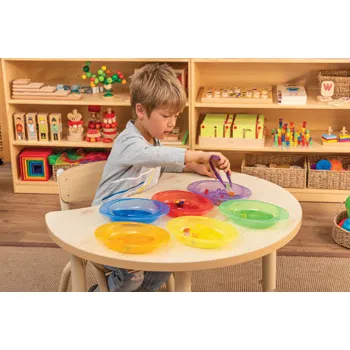 Translucent Sorting Tray & Crystals - Modern Teaching Aids NZ