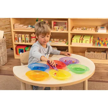 Translucent Sorting Tray & Crystals - Modern Teaching Aids NZ