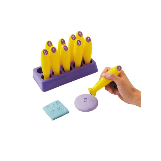 Numbers Stamps - Set of 10 - Modern Teaching Aids NZ