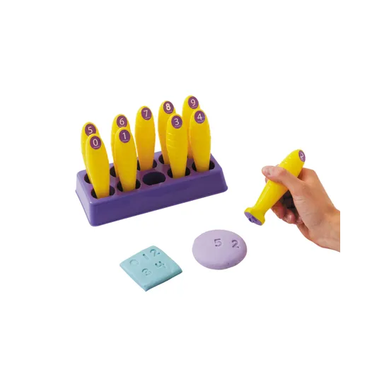 Numbers Stamps - Set of 10 - Modern Teaching Aids NZ