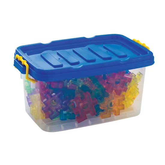 Teachables - Transparent Waffle Blocks - 72 Pieces - Modern Teaching Aids NZ