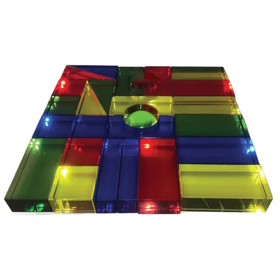 Translucent Shapes Blocks Set of 28pcs