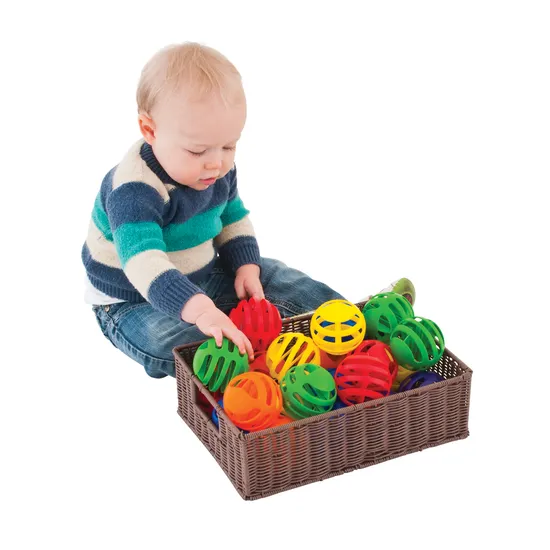 Waffle Balls 24 x 7cm Diameter Assort Colours - Modern Teaching Aids NZ