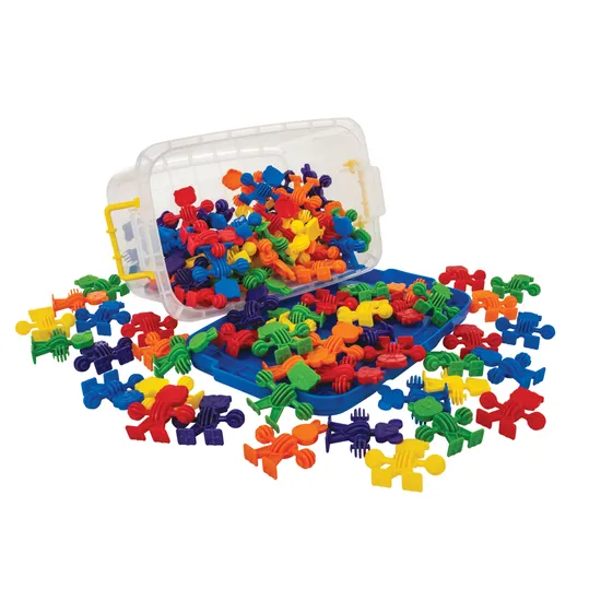 Teachables - Bristle Blocks Animals - 96 pieces - Modern Teaching Aids NZ