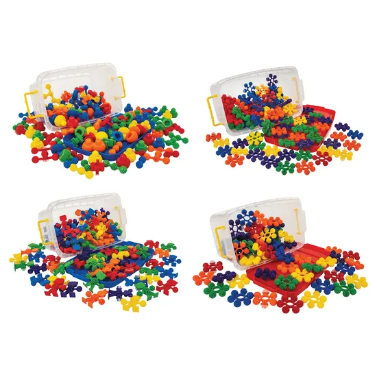 Teachables Bristle Blocks Mega Kit - Set of 396 - Modern Teaching Aids NZ