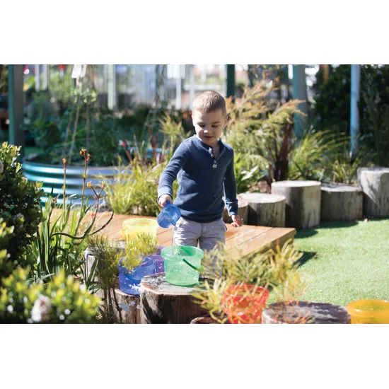 Rainbow Translucent Pouring Set of 12 - Modern Teaching Aids NZ