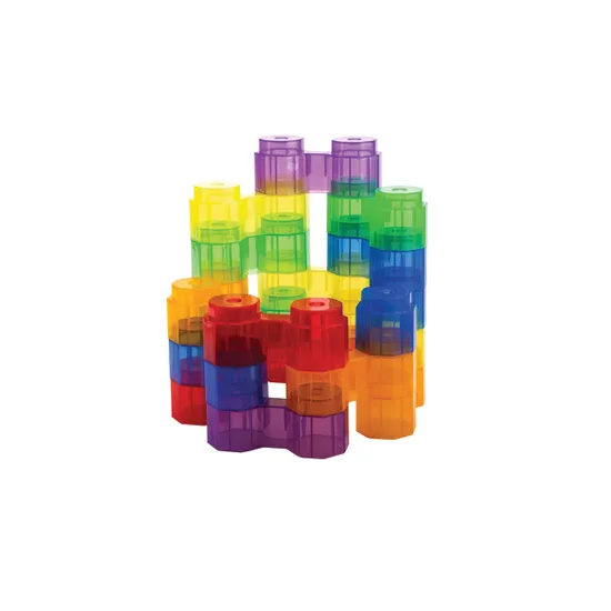 Translucent Twin Blocks - 48 pieces - Modern Teaching Aids NZ