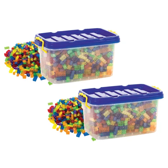 Teachables Translucent Block Kit - 2000 Pieces