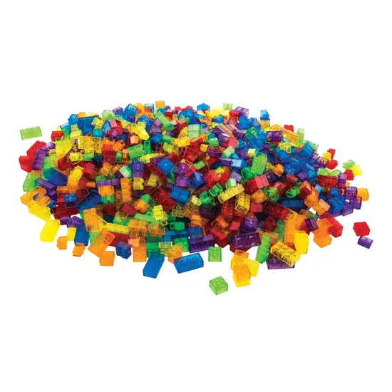 Teachables - Small Translucent Building Blocks - 1000 Pieces - Modern Teaching Aids NZ