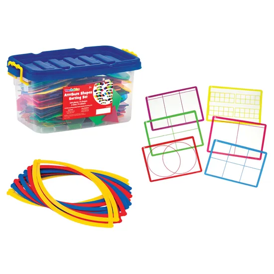Teachables Attribute Shape Sorting Kit - Class Set - Modern Teaching Aids NZ