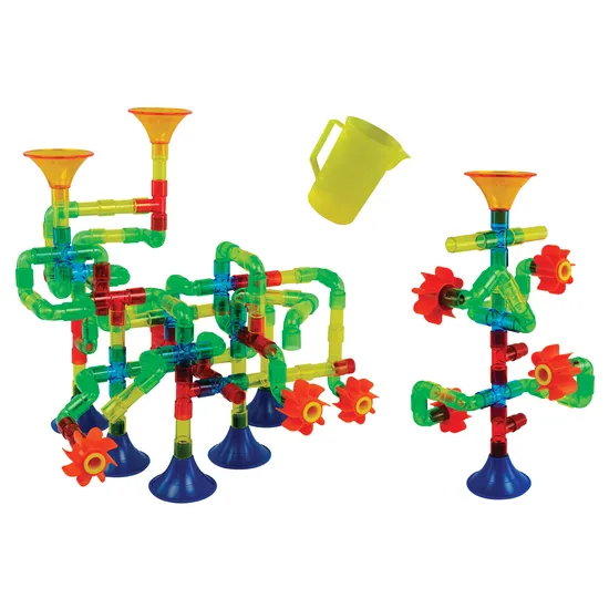 Translucent Waterway with Water Wheels 150pce - Modern Teaching Aids NZ