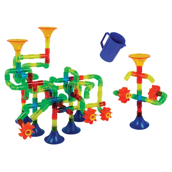 Translucent Waterway with Water Wheels 150pce - Modern Teaching Aids NZ