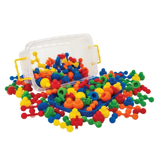 Teachables - Bristle Blocks Links - 140 pieces - Modern Teaching Aids NZ