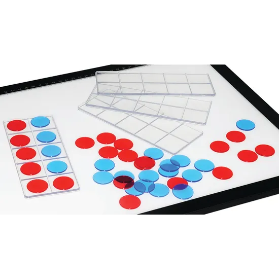 Teachables Translucent Ten Frames - 315 Pieces - Modern Teaching Aids NZ