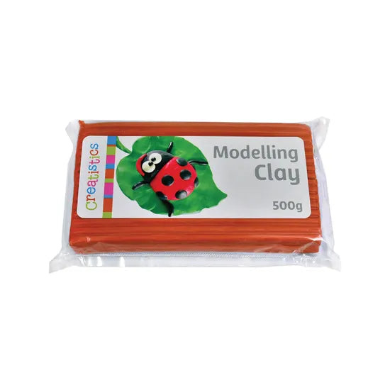 Creatistics Modelling Clay - Orange 500g Pack - Modern Teaching Aids NZ