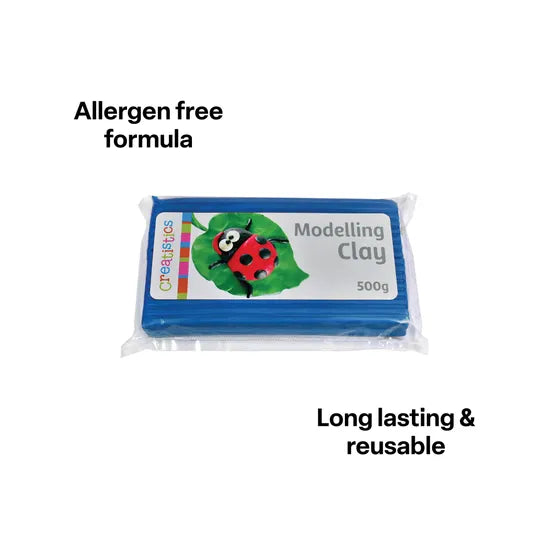 Creatistics Modelling Clay - Light Blue 500g Pack - Modern Teaching Aids NZ