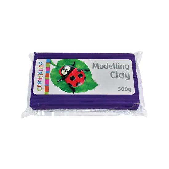 Creatistics Modelling Clay - Purple 500g Pack - Modern Teaching Aids NZ