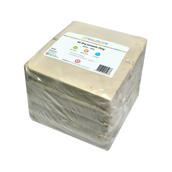 Creatistics Air Dry Ceramic Clay - White 10kg - Modern Teaching Aids NZ