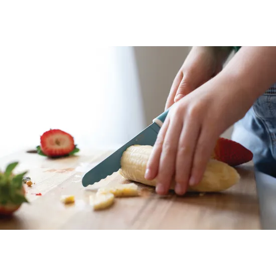 Kiddikutter Child Safe Knife Sky Blue - Modern Teaching Aids NZ