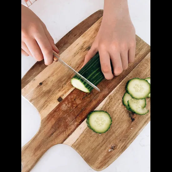 Kiddikutter Child Safe Knife Wooden Handle - Modern Teaching Aids NZ