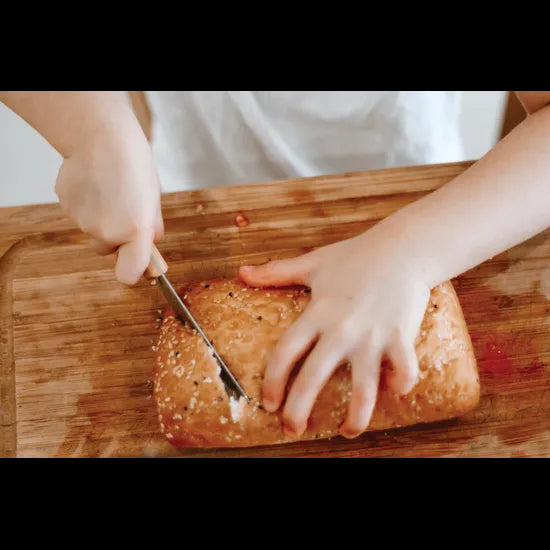 Kiddikutter Child Safe Knife Wooden Handle - Modern Teaching Aids NZ