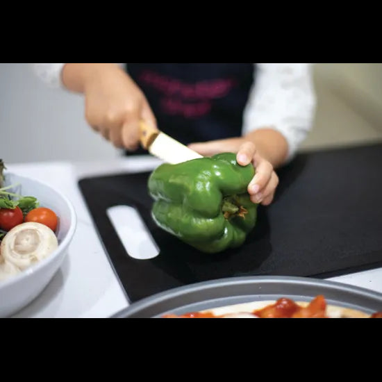 Kiddikutter Child Safe Knife Wooden Handle - Modern Teaching Aids NZ