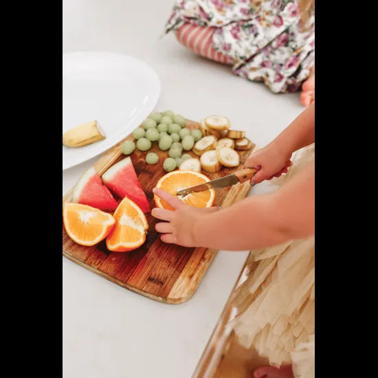 Kiddikutter Child Safe Knife Wooden Handle - Modern Teaching Aids NZ