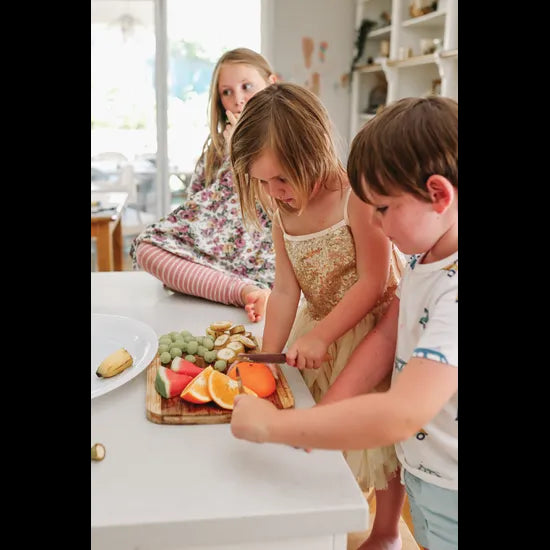 Kiddikutter Child Safe Knife Wooden Handle - Modern Teaching Aids NZ