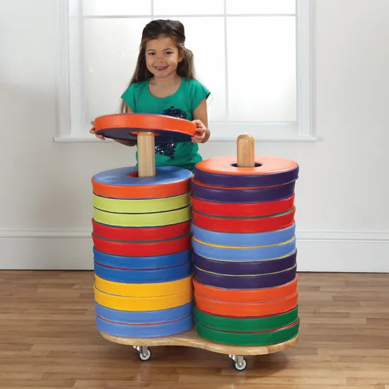 Kit for Kids - Donut Cushions & Trolley - 25 Pieces - Modern Teaching Aids NZ
