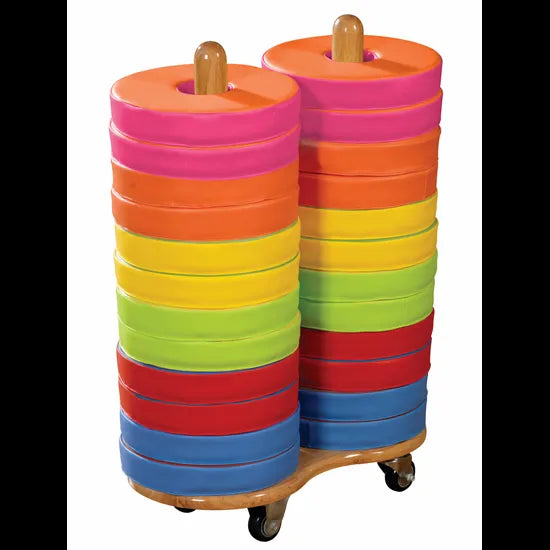 Kit for Kids - Donut Cushions & Trolley - 25 Pieces - Modern Teaching Aids NZ