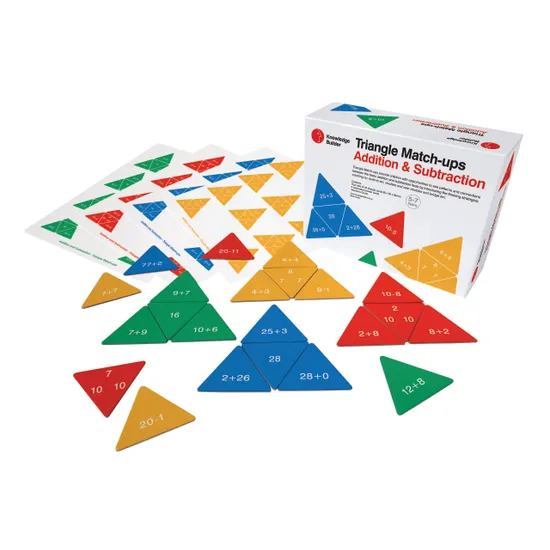 Triangle Match-ups - Addition & Subtraction - Modern Teaching Aids NZ
