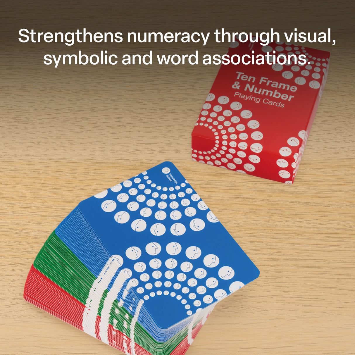 Ten Frame & Number Playing Cards - Double-Sided Deck - Modern Teaching Aids NZ