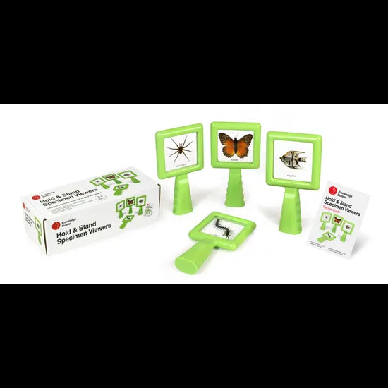 Mini Beasts Specimen Viewer with Handle - Pack of 4 - Modern Teaching Aids NZ