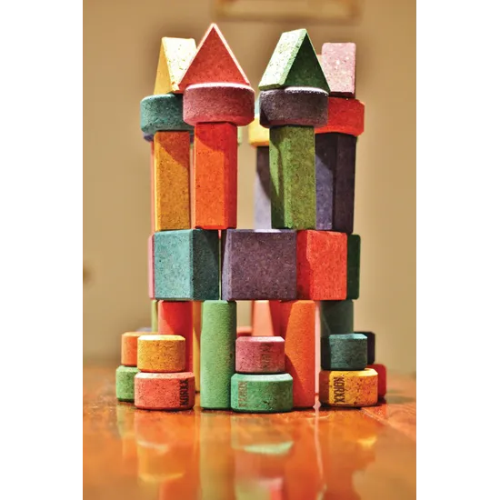 KORXX - Form Building Blocks - Set of 28 - Colour - Modern Teaching Aids NZ