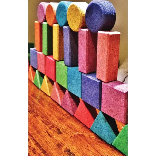 KORXX - Form Building Blocks - Set of 28 - Colour - Modern Teaching Aids NZ