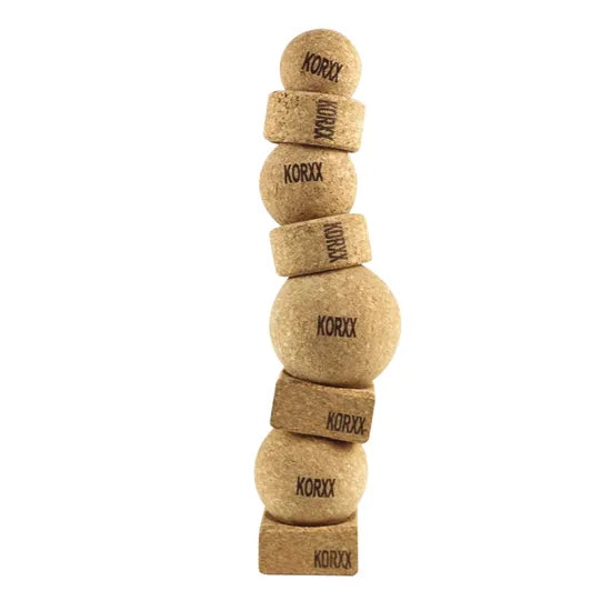 KORXX - Limbo Stacking Tower - Set of 8 - Natural - Modern Teaching Aids NZ