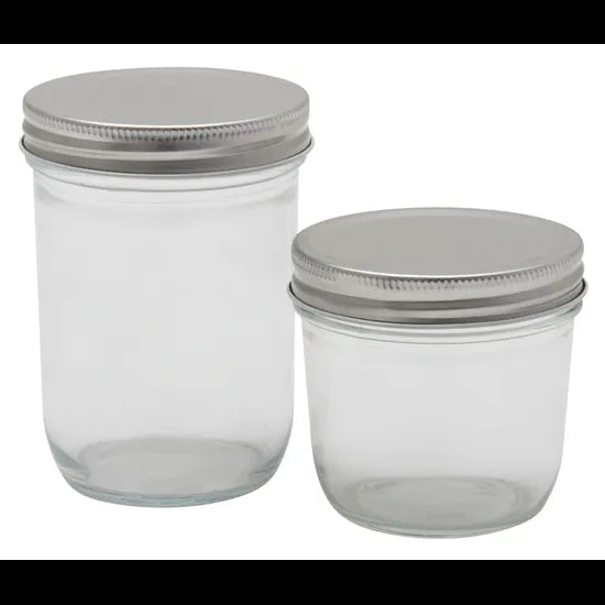 Glass Storage Jars Asst - Set of 12 - Modern Teaching Aids NZ