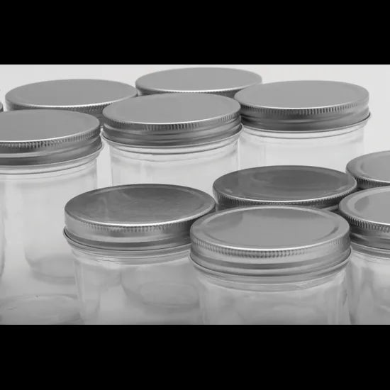 Glass Storage Jars Asst - Set of 12 - Modern Teaching Aids NZ
