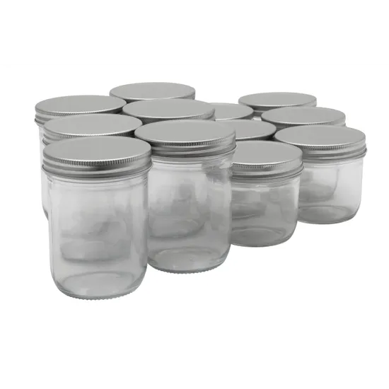 Glass Storage Jars Asst - Set of 12 - Modern Teaching Aids NZ