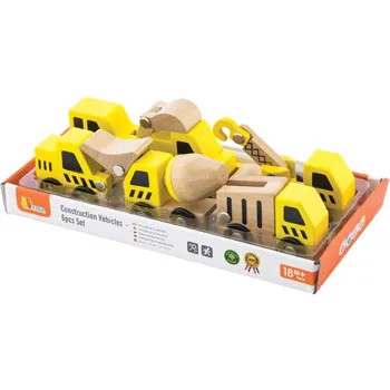 Construction Vehicle Set 6 Pieces - Modern Teaching Aids NZ