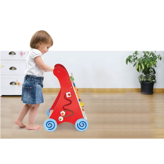 Wooden Activity Baby Walker - Modern Teaching Aids NZ