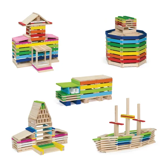 STEM Building Planks - 250 pieces - Modern Teaching Aids NZ
