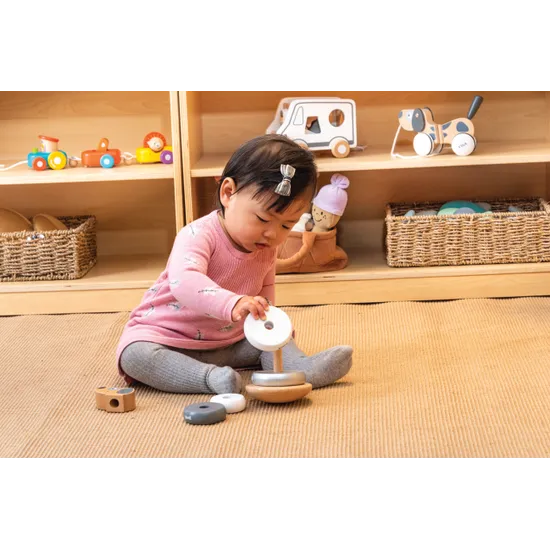 Stacking Puppy - Grey Tones - Modern Teaching Aids NZ