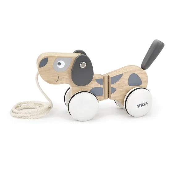 Pull Along Puppy - Grey Tones - Modern Teaching Aids NZ