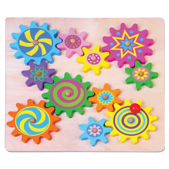Puzzle & Spinning Gears - 12 Pieces - Modern Teaching Aids NZ