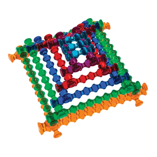 Playstix Transparent Construction Set - 105 Pieces - Modern Teaching Aids NZ