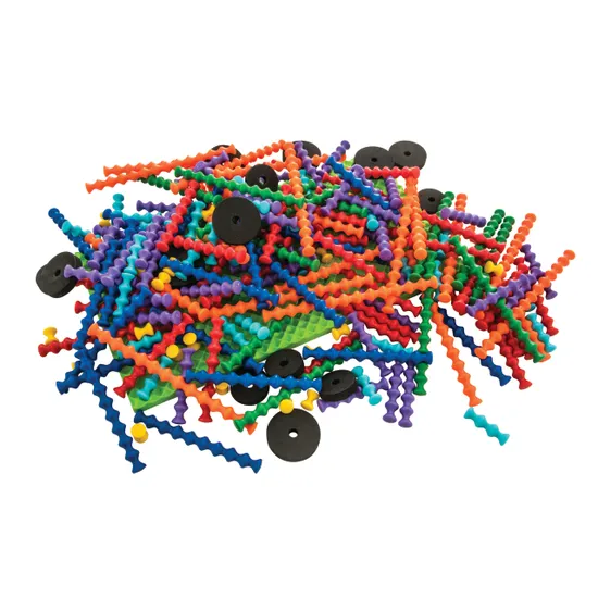 Playstix Deluxe Construction Set of 211 Pcs - Modern Teaching Aids NZ