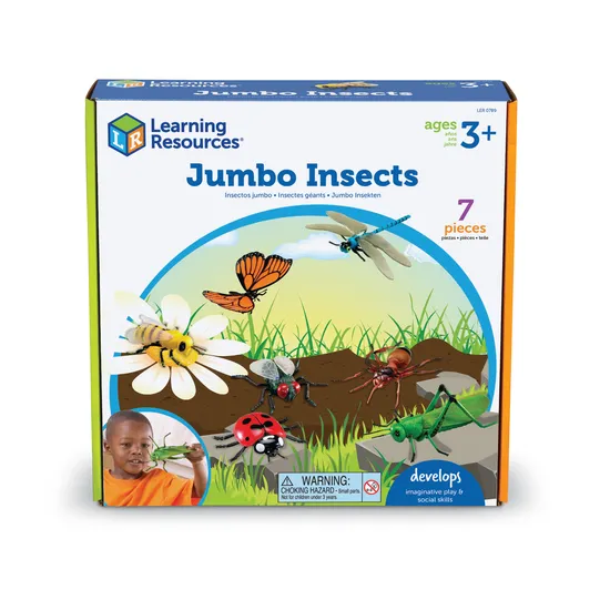 Jumbo Insects - Set of 7 - Modern Teaching Aids NZ